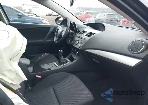 2012 Mazda Mazda3 I Touring z USA, uszkodzony, nr VIN JM1BL1VG0C1504445